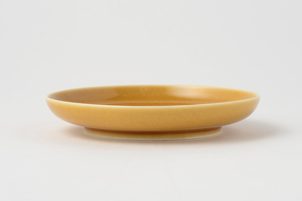 美濃焼 瑞々 まる皿4寸 うす飴｜和食器の通販 monsen