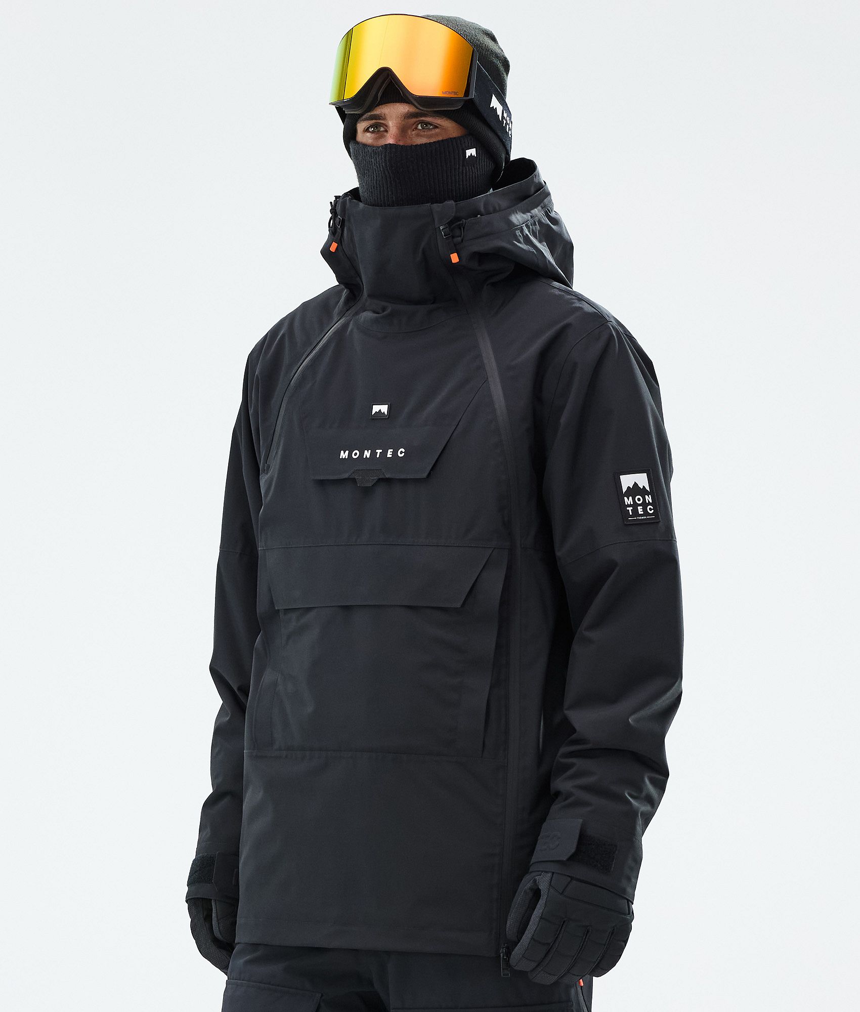 Montec Fawk Snowboard Jacket Men Black | Montecwear.com