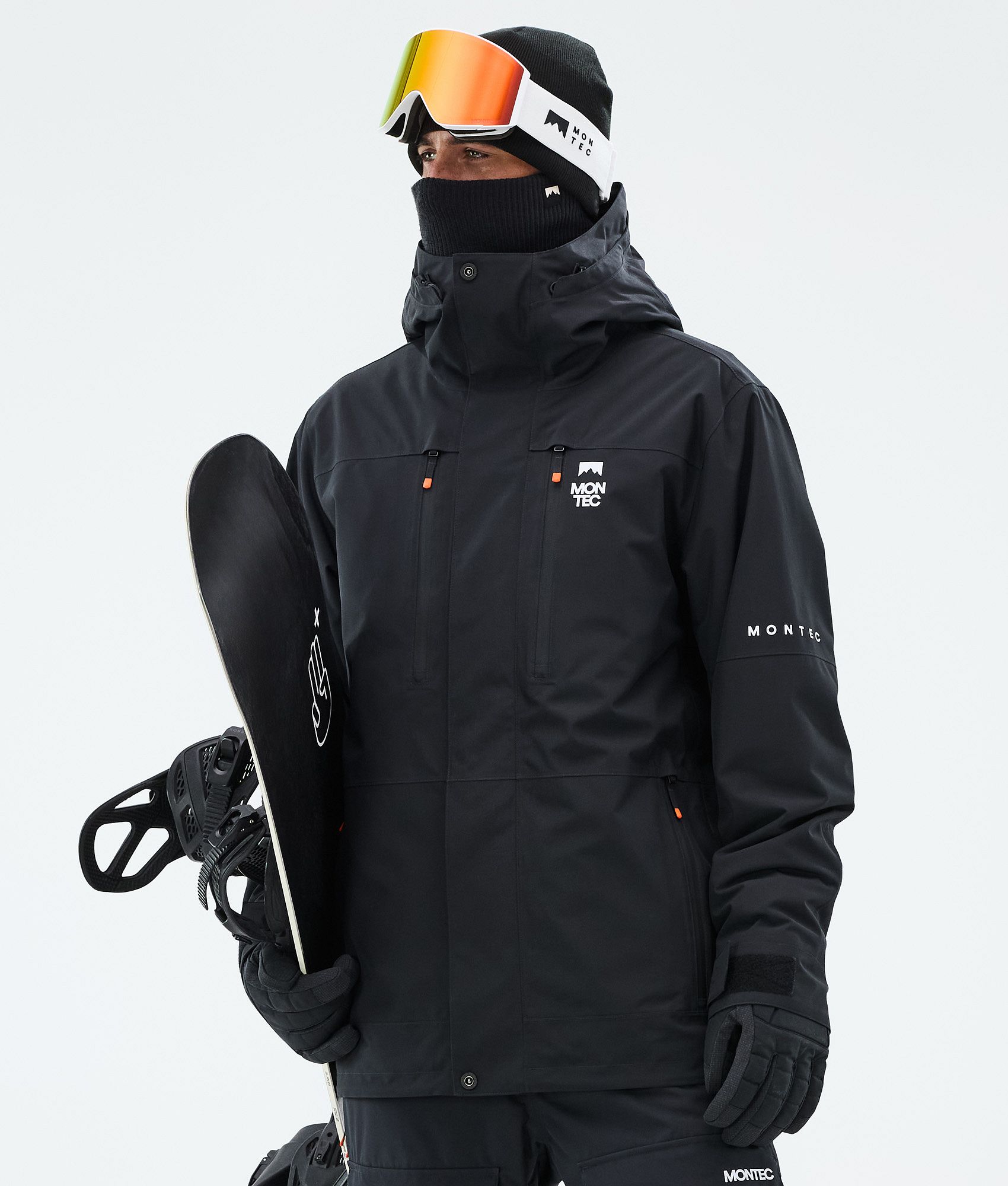 Montec Fawk Snowboard Jacket Men Black | Montecwear.com