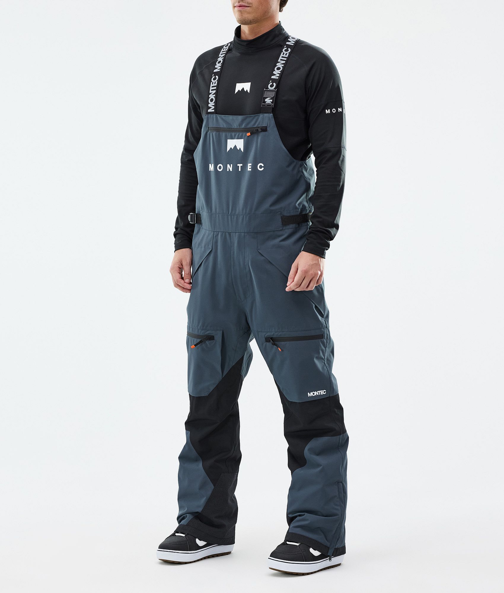 Montec Fawk Snowboard Pants Men Blue Steel/Black | Montecwear.com