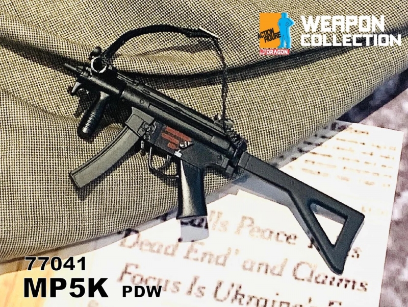 Weapon Collection - MP5K PDW Submachine Gun (Black) Dragon Action
