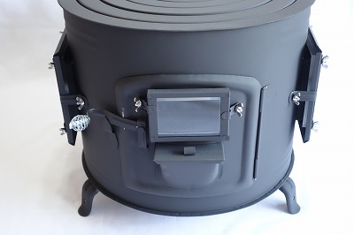 タマゴ型3面窓付薪ストーブ”FIRE SIDE”キャンプセット 商品