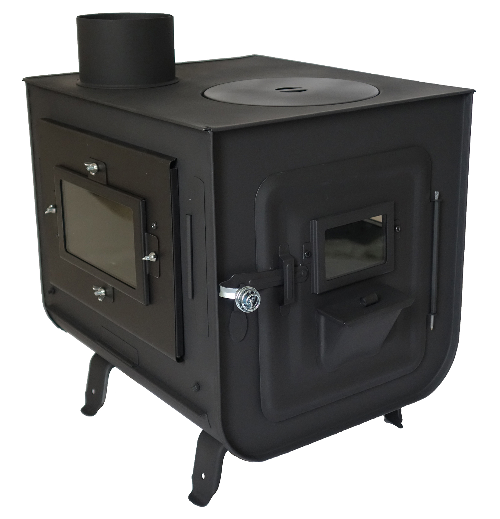 アウトドア専用ステンレス煙突 径80 半直管 457mm 商品詳細│薪