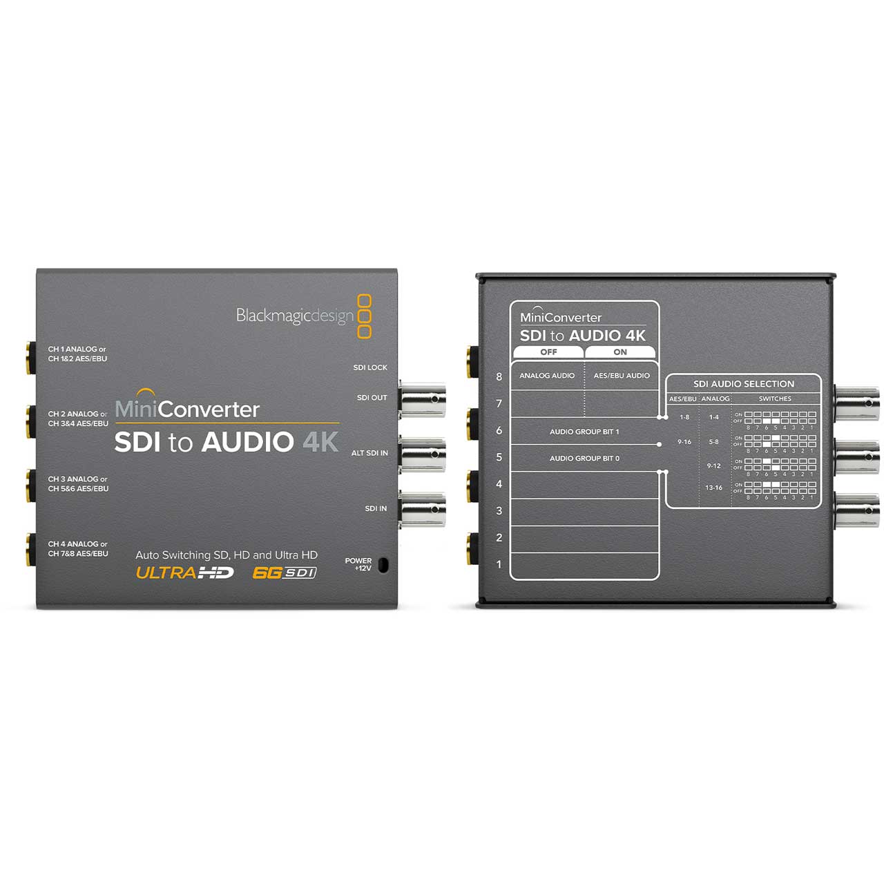 Blackmagic Design SDI to Audio 4K De-embedder Mini Converter Kit