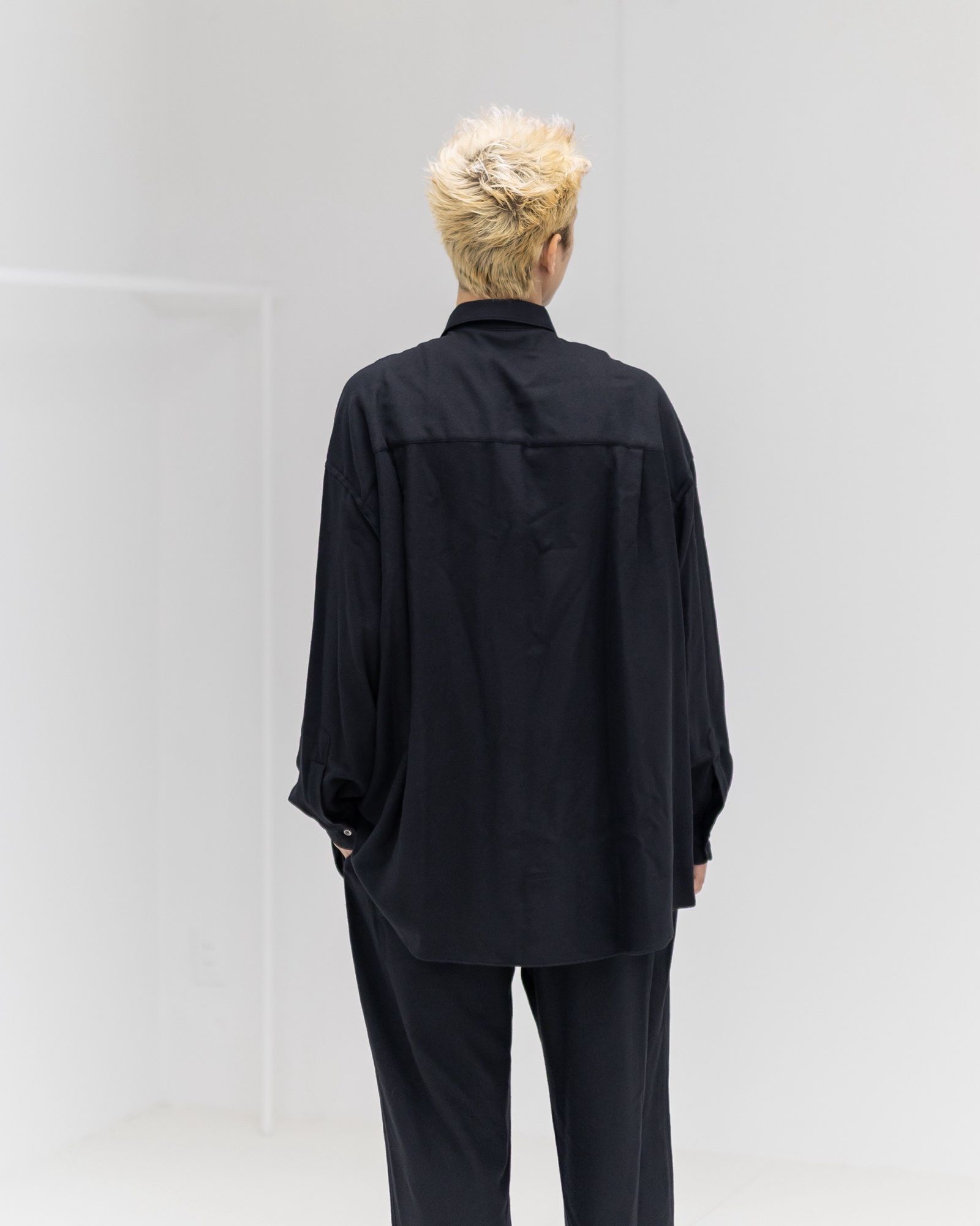 Graphpaper - グラフペーパー25AW Extra Fine Wool Viyella Oversized