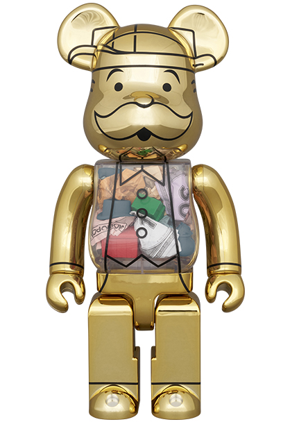 MEDICOM TOY - BE@RBRICK Mr.Monopoly 90th Anniv. Ver. 400％