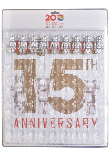 MEDICOM TOY - DISPLAY BLISTER BOARD with BASIC BE@RBRICK 9PCS SET