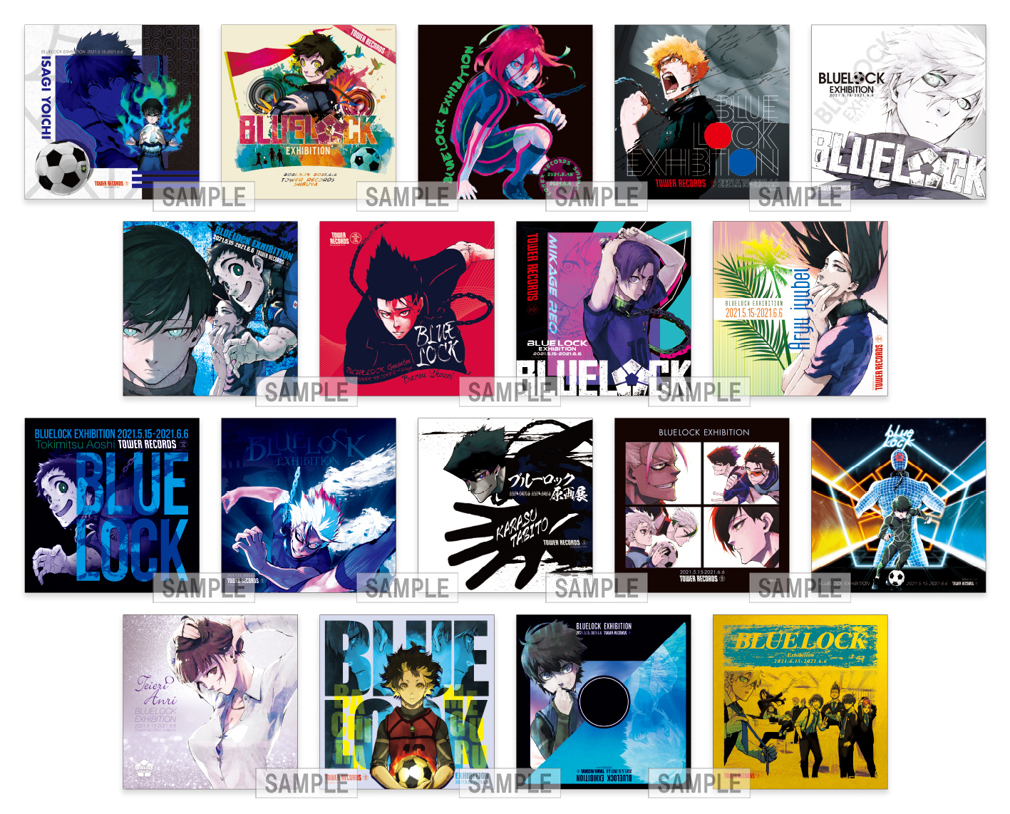 ブルーロック』初原画展「BLUE LOCK EXHIBITION」開催決定
