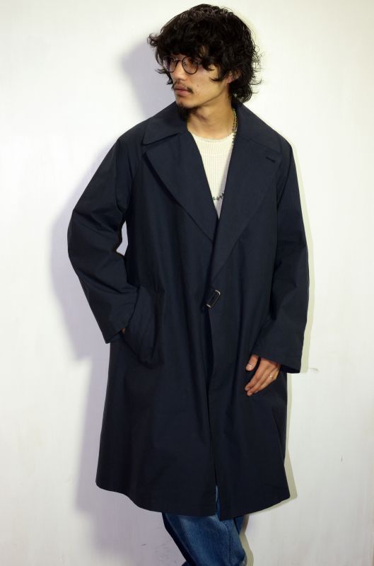 COMOLI (コモリ) タイプライター タイロッケンコート [NAVY] が入荷