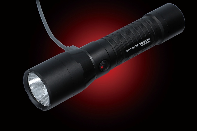 GENTOS LEDハンディライト TX-3000R 3000lm IP66,67 T-REX 専用充電池