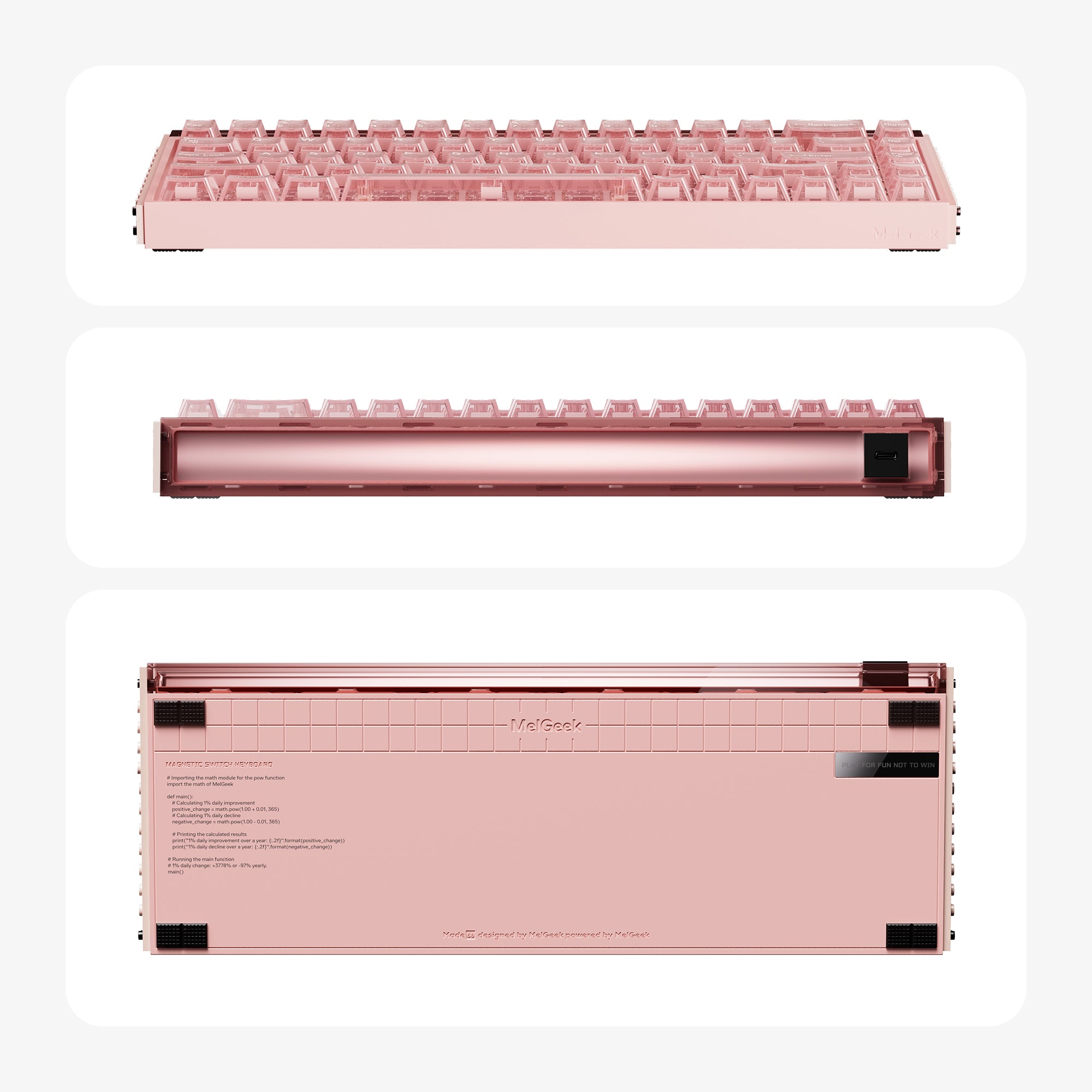 MelGeek MADE 68 Ultra Magnetic Gaming Keyboard – MelGeek