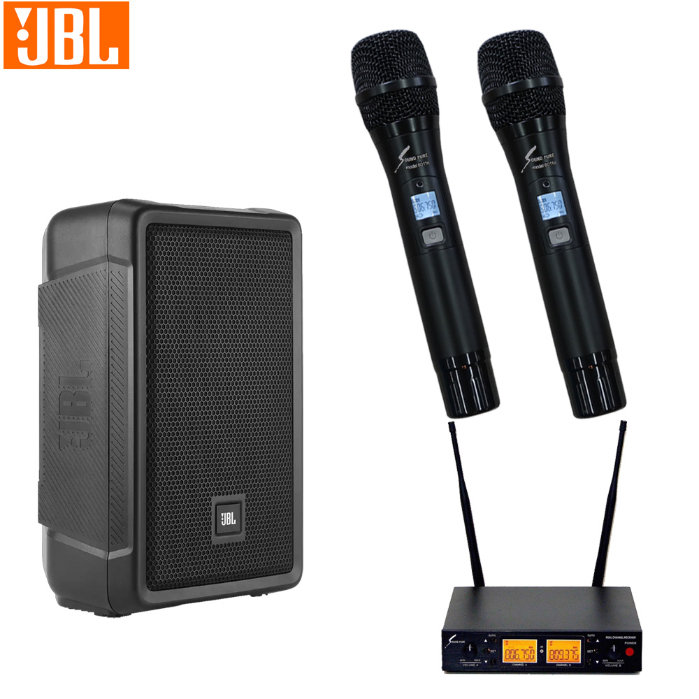 JBL パワードスピーカー irx108BT Y3 ワイヤレスマイク2本セット