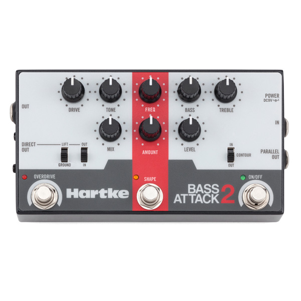 HARTKE(ハートキー) ／ Bass attack 2 - ベースプリアンプ／オーバー