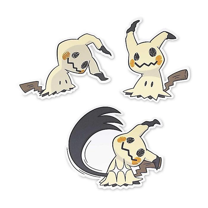 Pokemon Center(ポケモンセンター) ／ ミミッキュ ステッカー （3枚