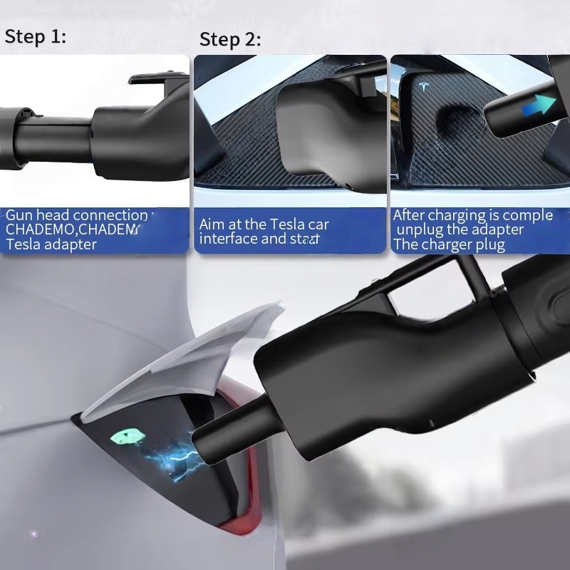China CHAdeMO Tesla Adapter EV Converter DC Fast Charging Network