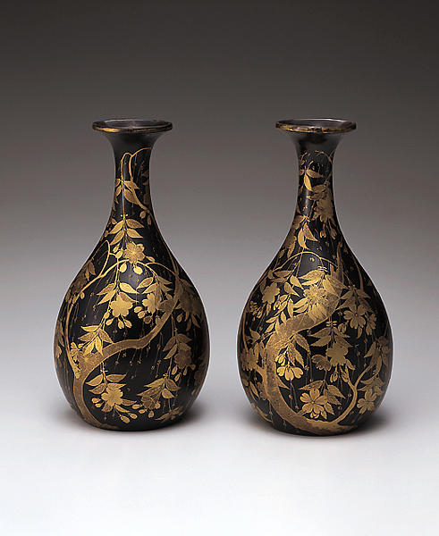 枝垂桜蒔絵徳利 - MIHO MUSEUM