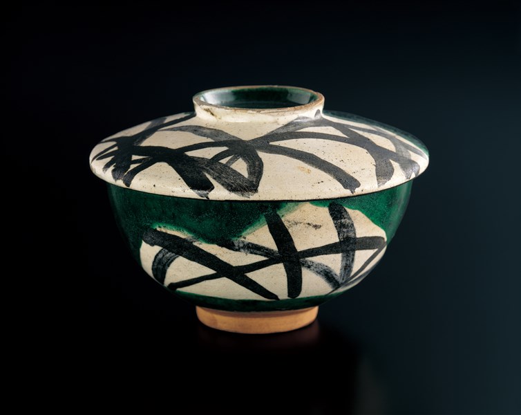 乾山色絵薄図蓋付碗 - MIHO MUSEUM