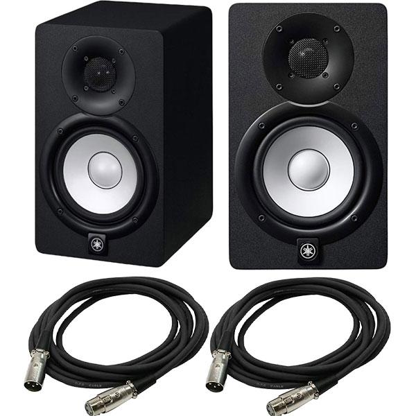 YAMAHA モニタースピーカー HS5（ペア）+ XLRケーブル 3m ×2本: PA
