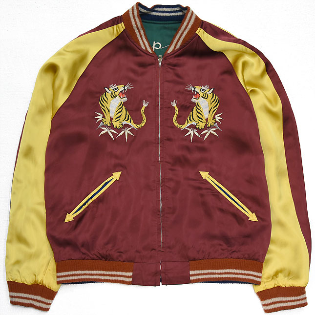 東洋スカジャン・港商SPECIAL EDITION「DRAGON & JAPAN MAP×ROARING