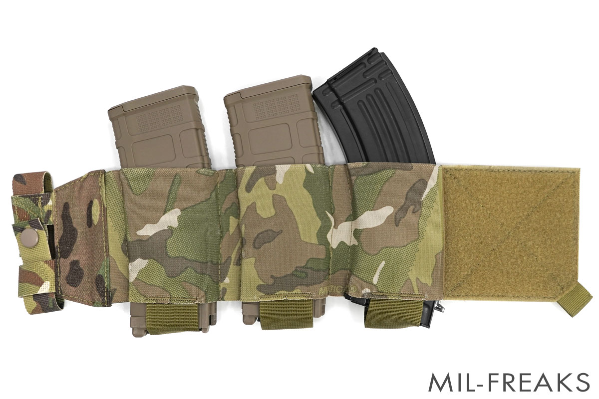 TMC イラスティック マガジンポーチ カマーバンド マルチカム 実物生地