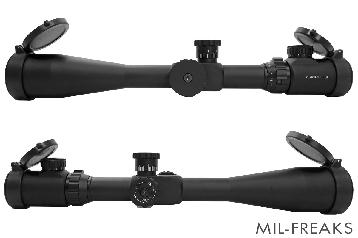 Aim-O SUTTERタイプ 8-32x50E-SF ズームライフルスコープ マウント