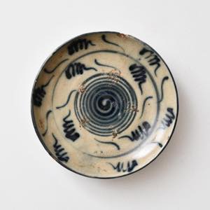 中国 磁州窯 青花 五寸皿 ｜ みんげい おくむら （日本と世界の民芸）