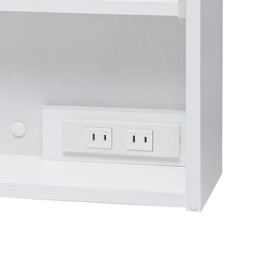 スミス W1200 コンセント・くもり止め付（三面鏡）(KT12011L)｜洗面所