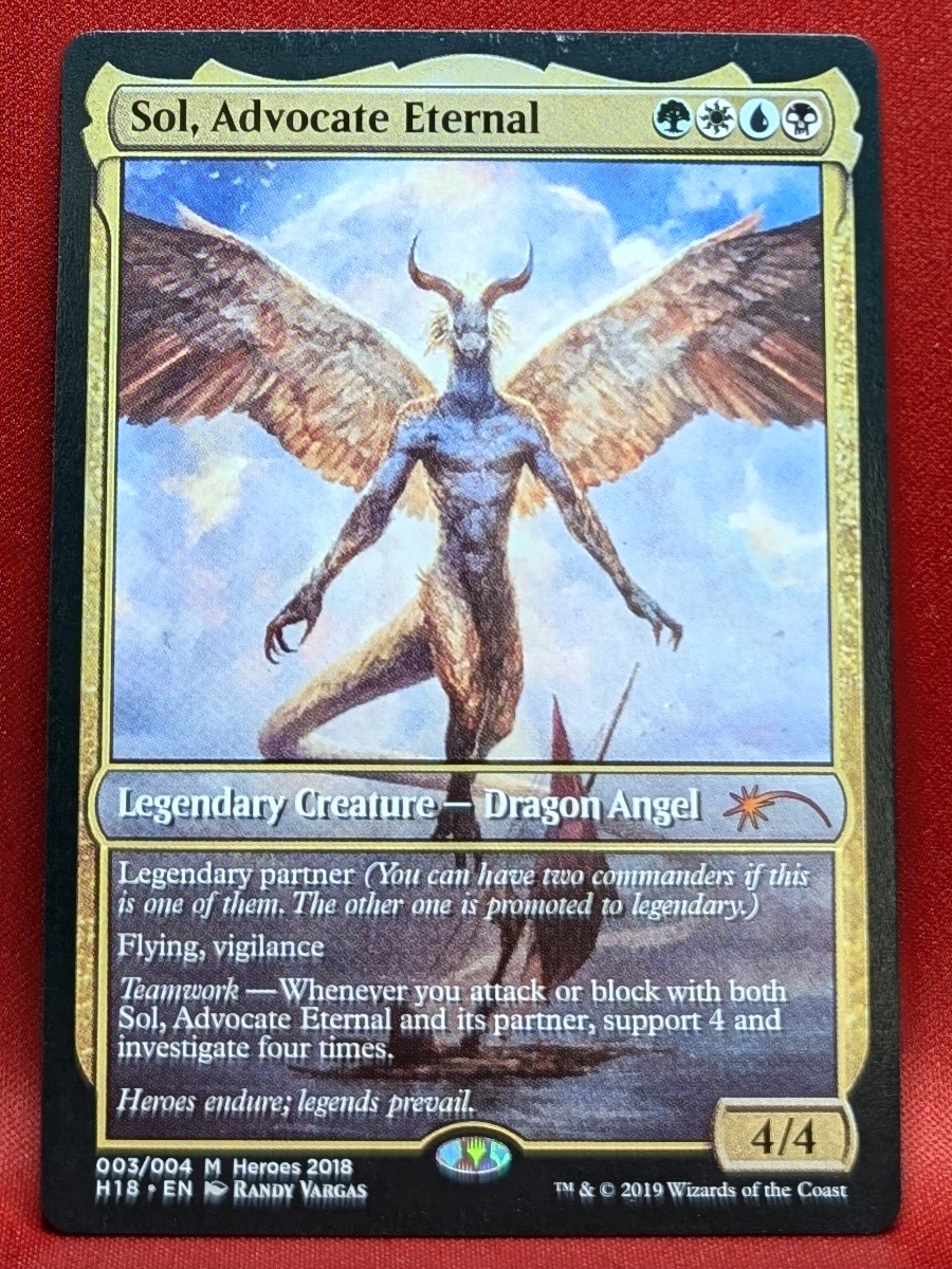 Sol, Advocate Eternal Magic the Gathering Proxy