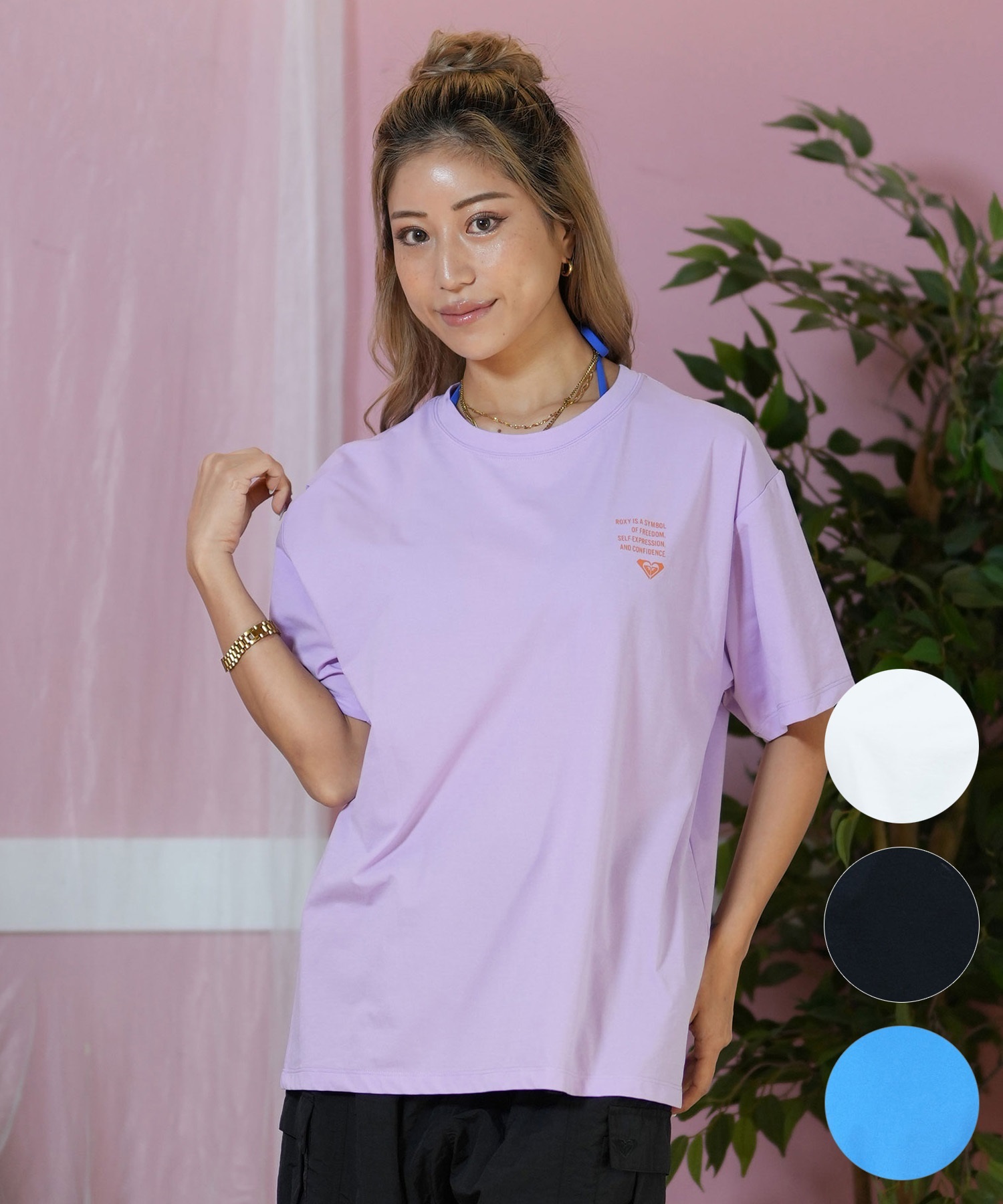 ROXY ロキシー ラッシュガード レディース 半袖 Tシャツ バック