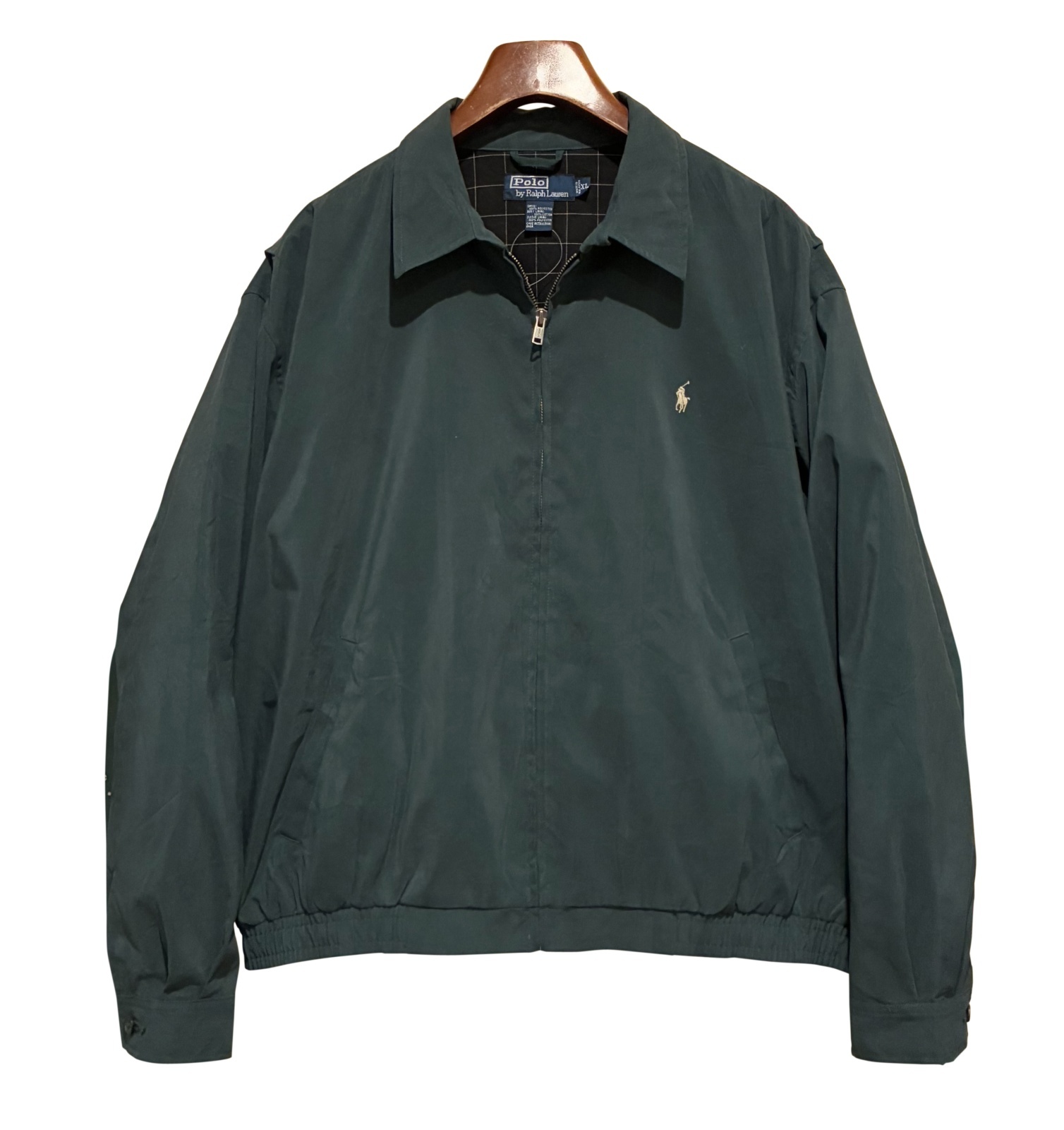 ビンテージ】【ラルフローレン】【POLO RALPH LAUREN】【深緑x裏地紺