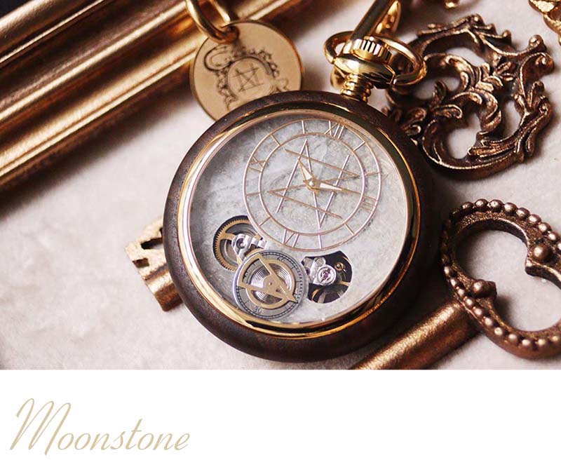 新作商品紹介 天然石×天然木 唯一無二の美しい模様の腕時計「NOZ」