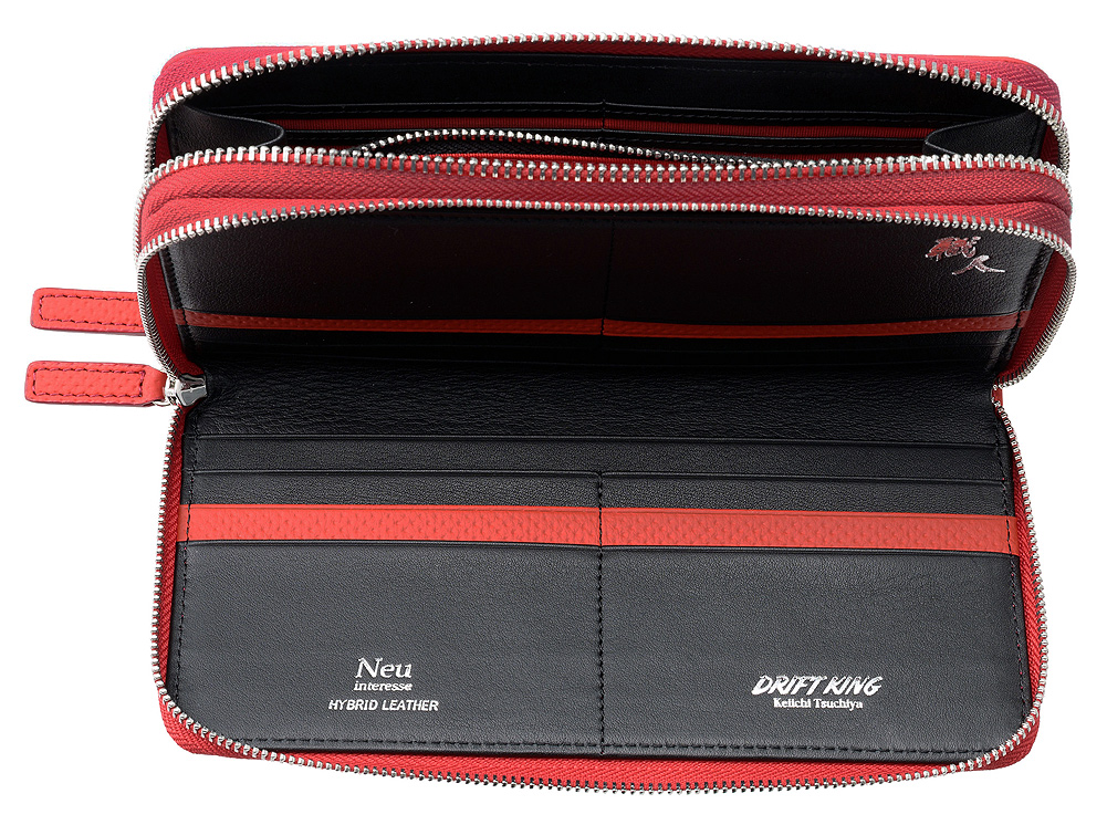 ノイインテレッセ】Wラウンドファスナー長財布□DRIFTKING model