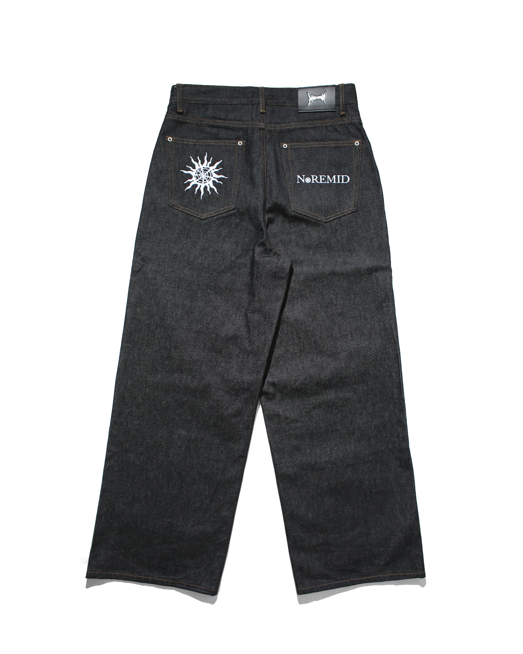 BTN FLY RIGID DENIM WIDE PANTS - INDIGO – NOREMID