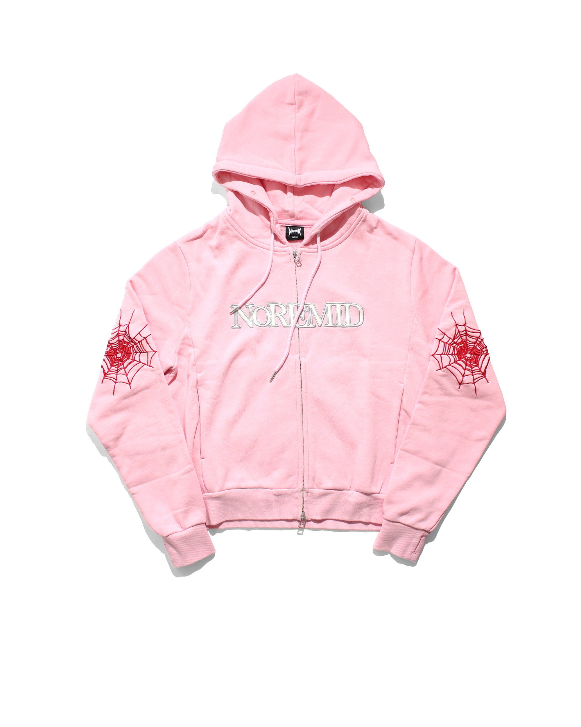 FUR ZIP HOODIE - PINK – NOREMID