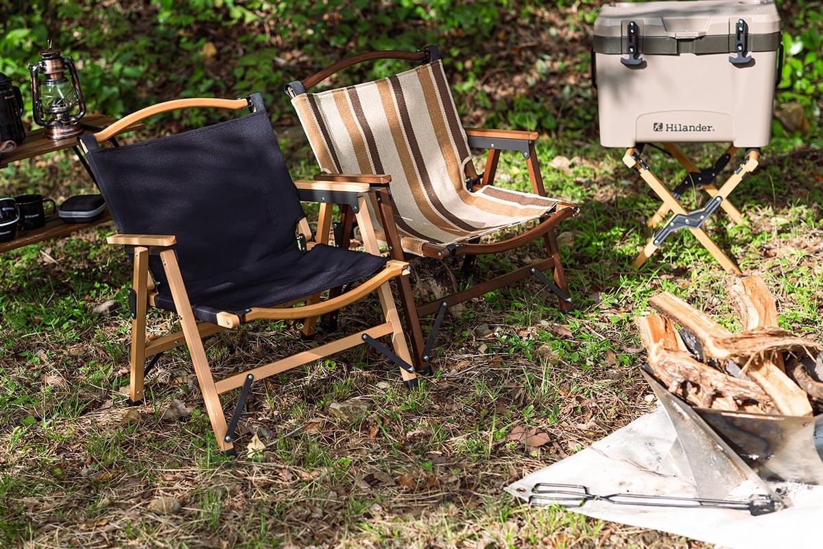 Hilander(ハイランダー) ウッドフレームチェア2【1年保証】 HCT-035