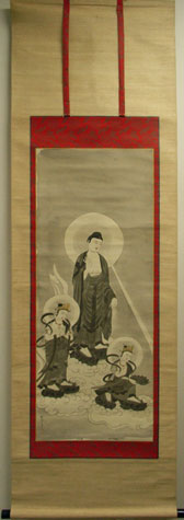 山崎弁栄（辯栄） 阿弥陀三尊来迎図/Web書画ミュージアム