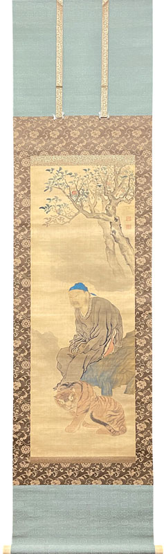 月僊 董奉杏林之図/掛け軸(Hanging scrolls) 絵画の買取 販売 鑑定