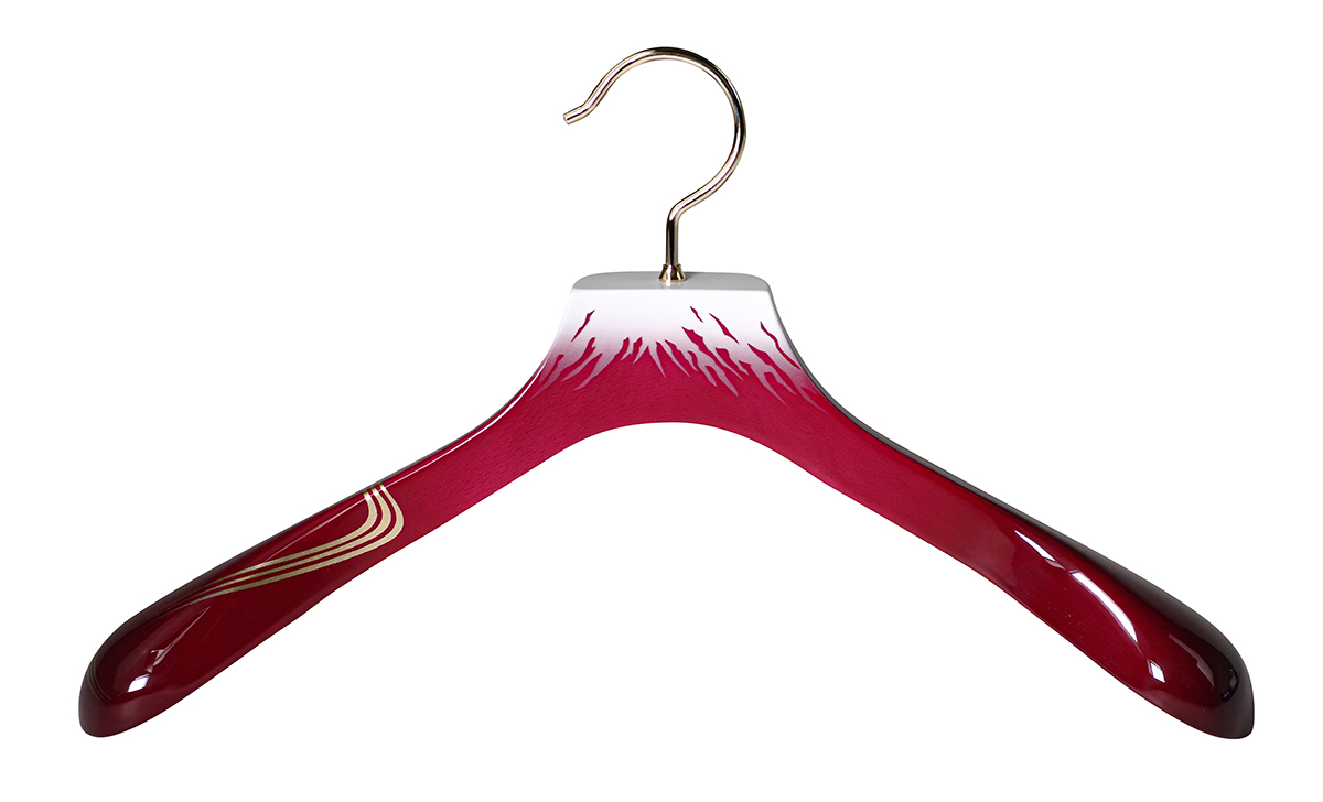 NH-2/メンズジャケットハンガー/スモークブラウン - NAKATA HANGER