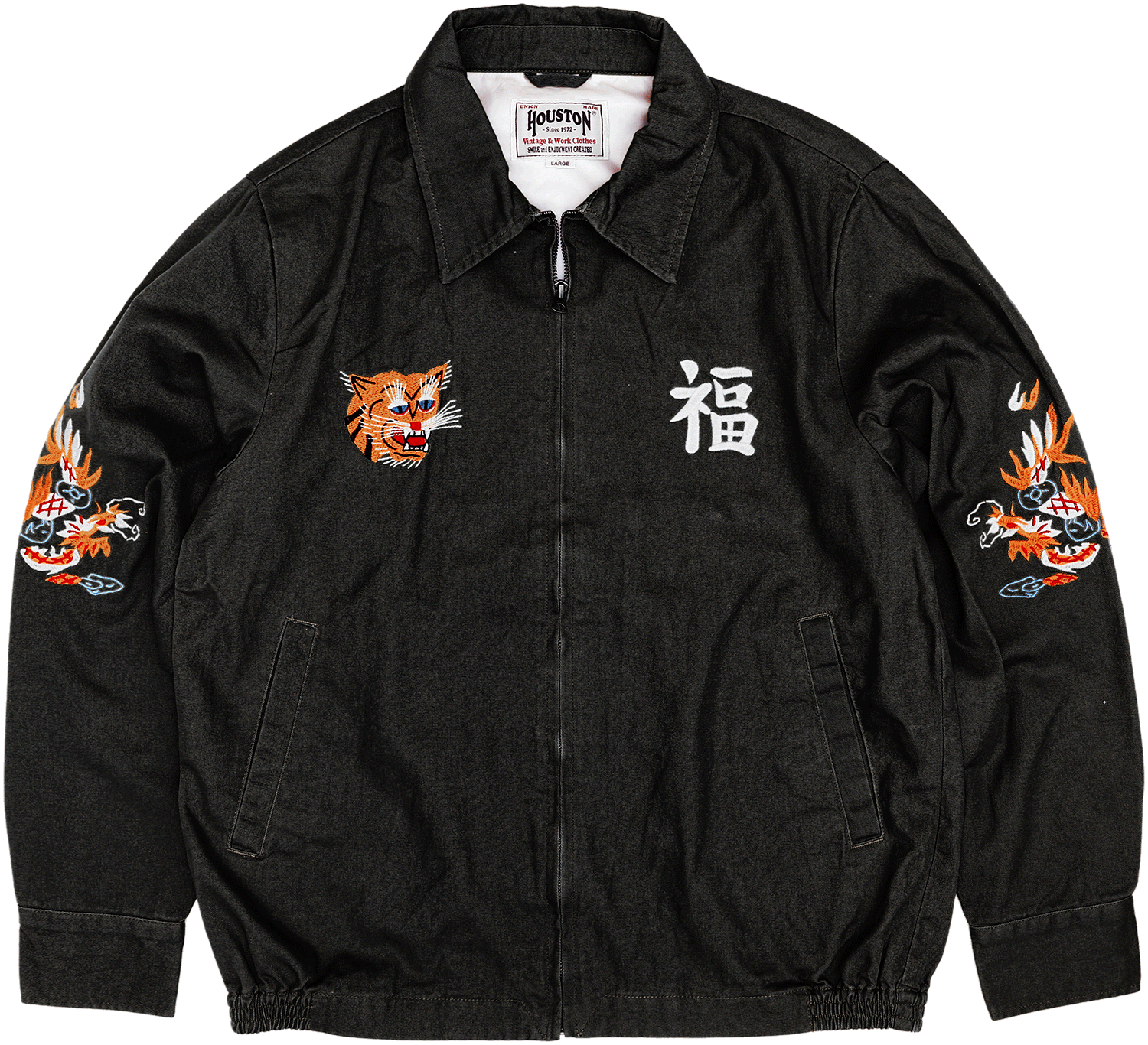 HOUSTON ベトナム スーベニア ジャケット ミリタリーショップ 革ジャン