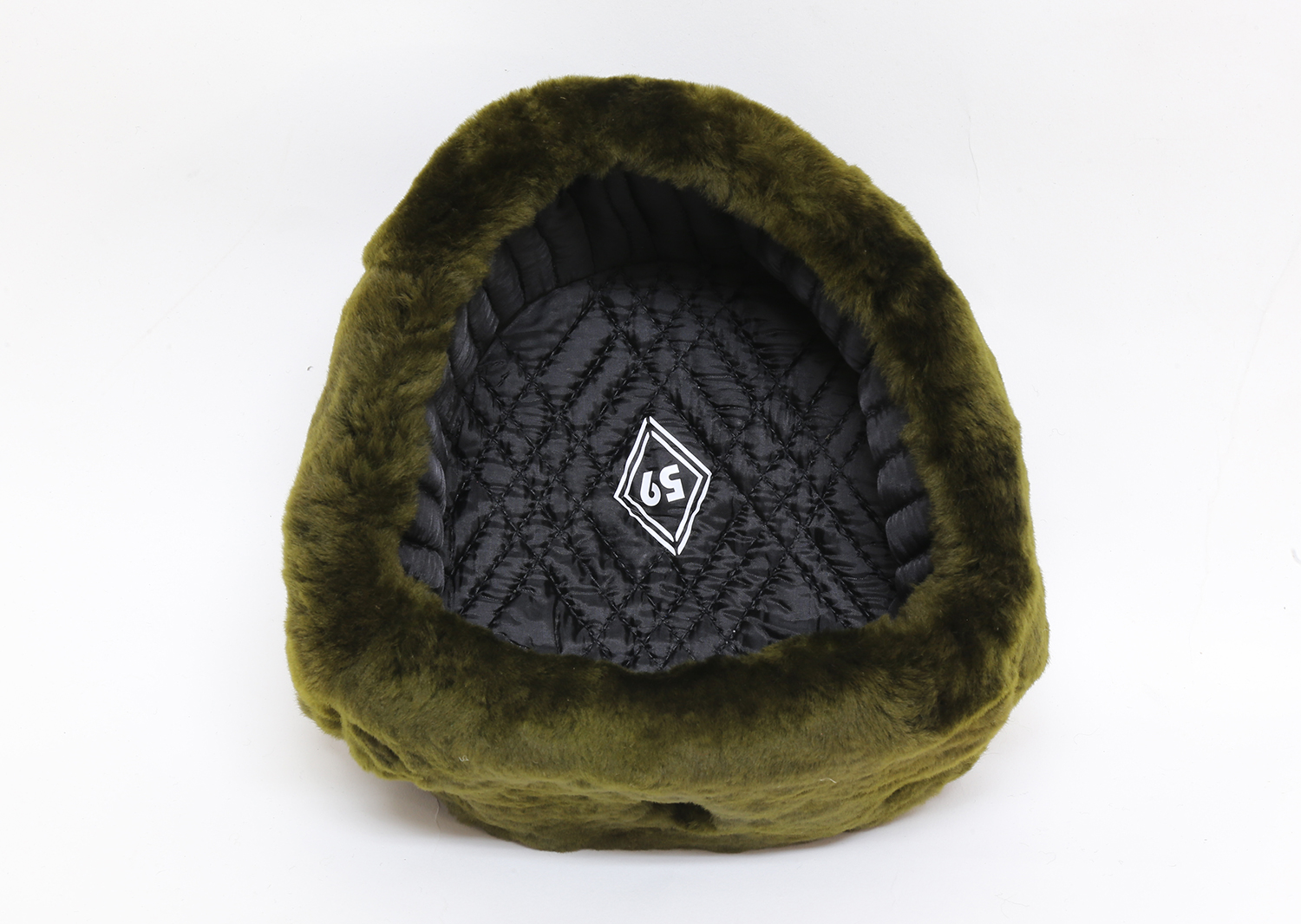 ロシア軍実物 ウシャンカ防寒帽 天然羊毛皮製 ミリタリーショップ 革