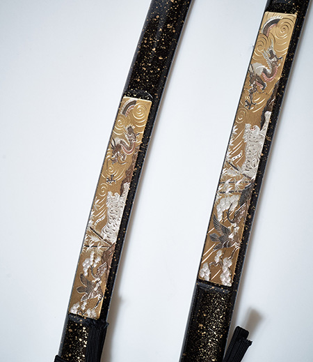 模造刀 龍虎鷹（黒／龍） 浅草中屋-商品詳細：浅草中屋「祭り用品