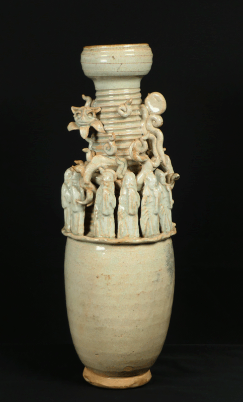 古美術 波兎 / 青白磁 日月壺 宋時代