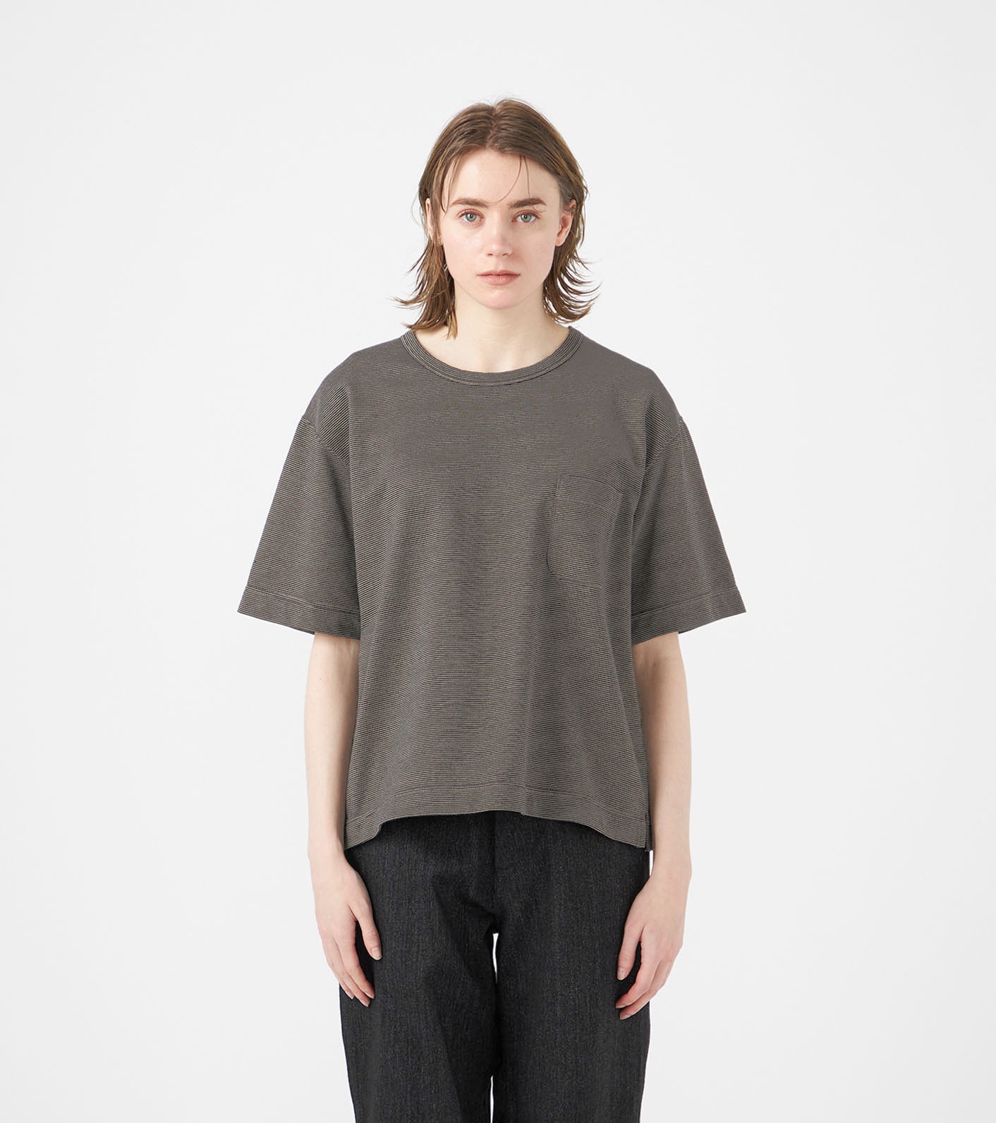 nanamica / Micro Stripe Pocket Tee