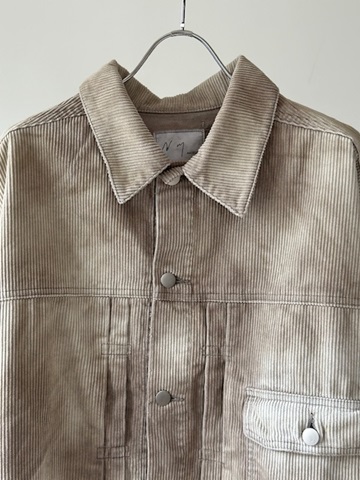 ANCELLM（アンセルム） CORDED VELVETEEN JACKET(GRAY) s.t.c｜洋服