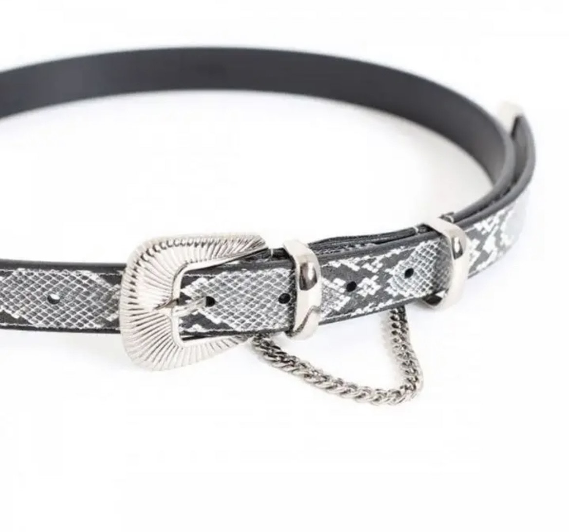 JieDa (ジエダ) Jie-19W-GD11 WESTERN BELT (snake) s.t.c｜洋服・小物