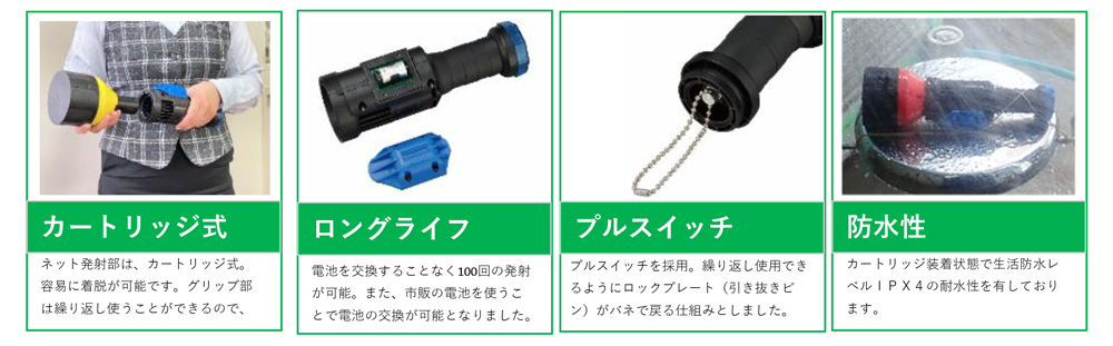 ネットランチャー® - 製品情報 | 日本工機株式会社プロモーションサイト