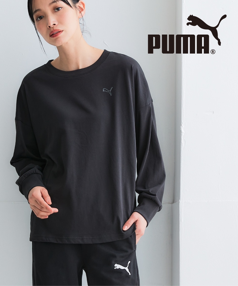 ロゴプリント長袖Tシャツ（PUMA） 通販【ニッセン】