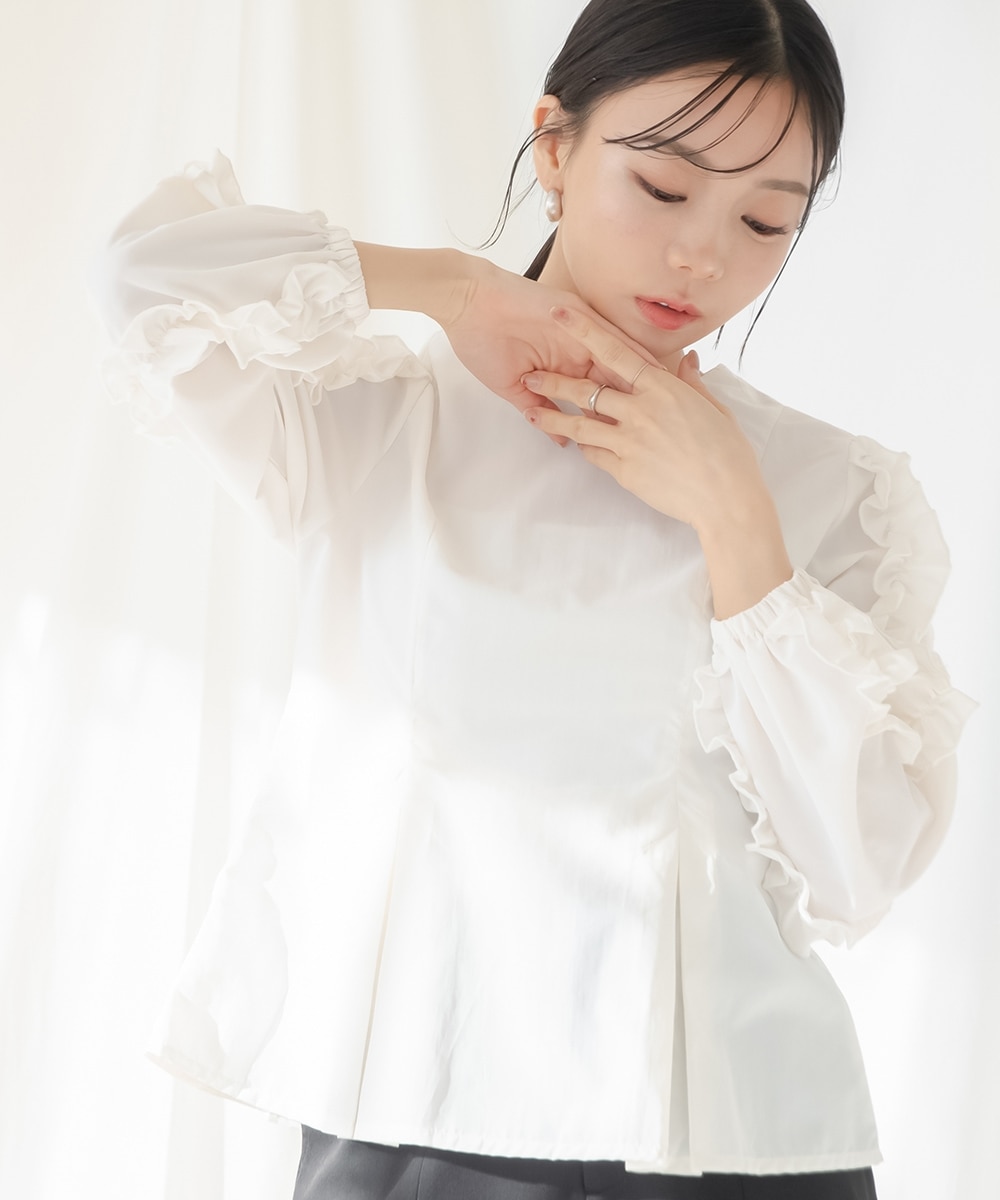 小さいサイズ フリルスリーブブラウス 低身長さん・小柄女性 通販