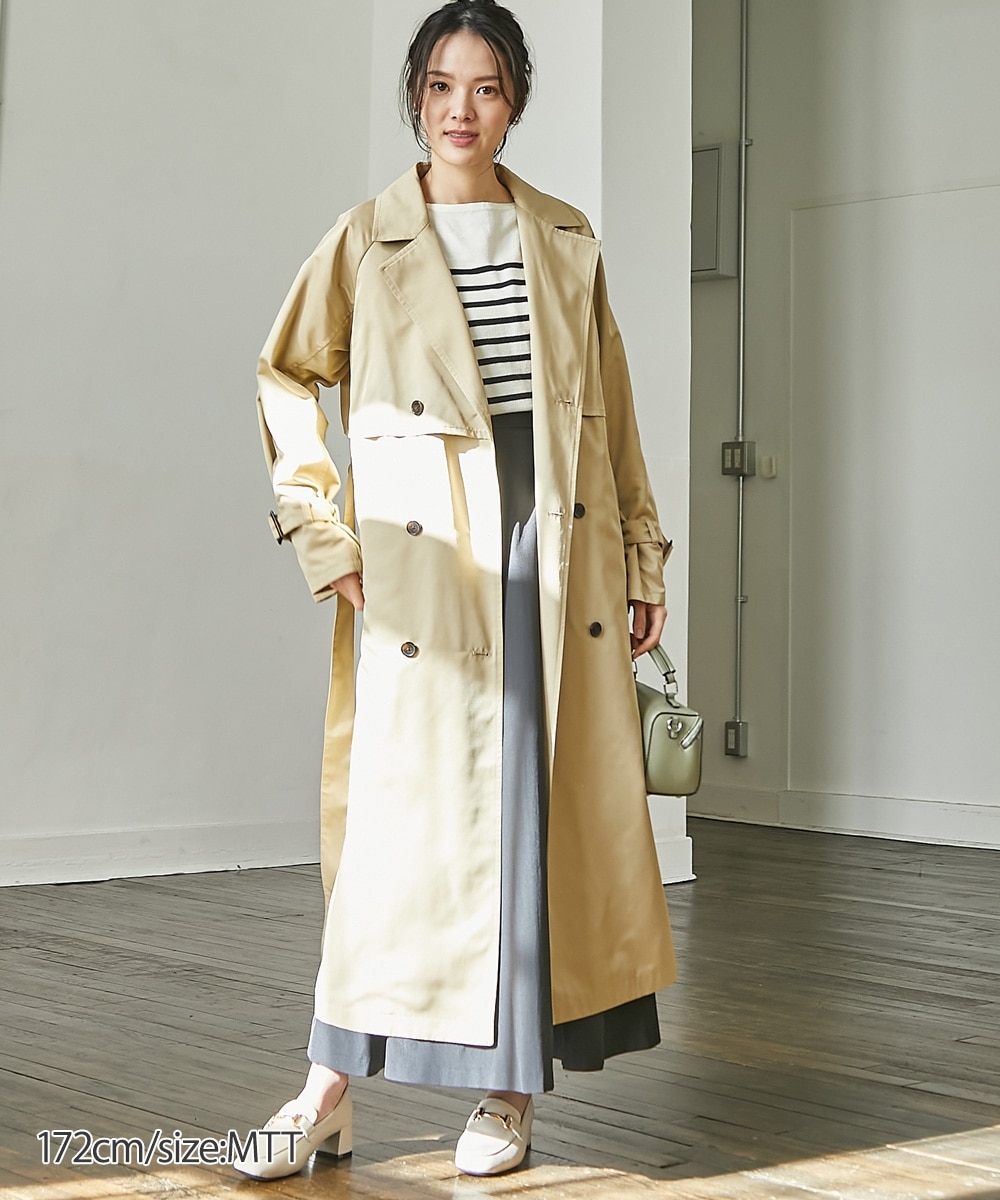 高身長 ライナー付きトレンチコート（トールサイズ） 通販【ニッセン】