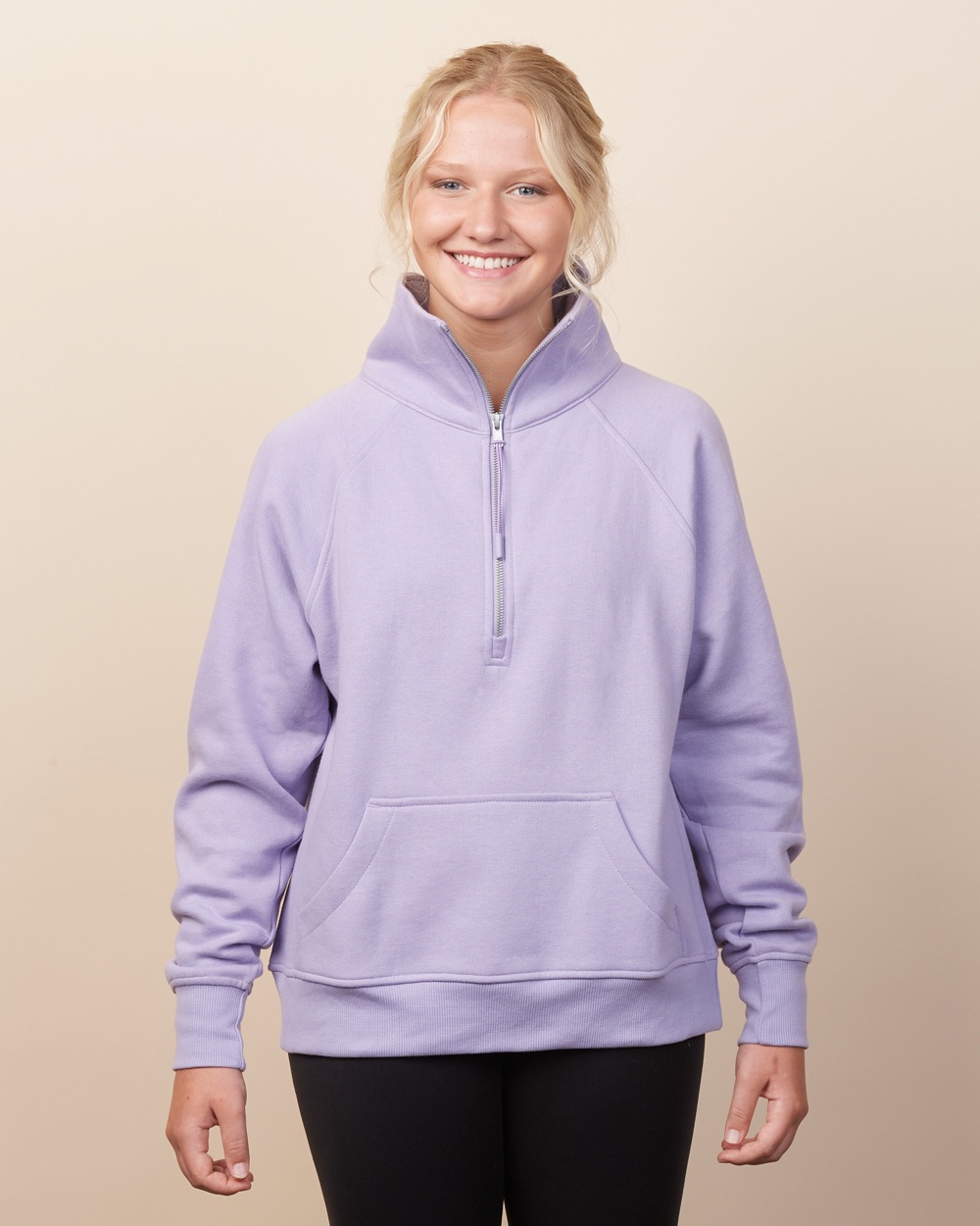 Enza 31179 - Ladies Boxy 1/2 Zip Fleece $24.84 - Sweatshirts